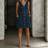 Eleonora - Casual Denim Dress