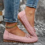 Sabine – Soft Comfort Loafers with Delicate Bow