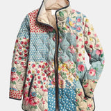 ZARAE | CHARMING FLORAL QUILTED JACKET FOR WOMEN