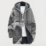 Wave Pattern Coat