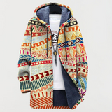 Ethnic Pattern Fusion Coat