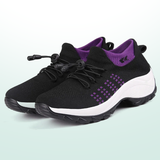 Ambulo Comfort Shoes Knitted Fabric - Purple Black