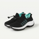 Ambulo Comfort Shoes Knitted Fabric - Green Black