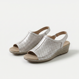 Hazel – Shimmering Elegance in Metallic Platinum