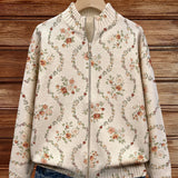 Ingrid™ | Cardigan with Delicate Floral Vines