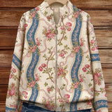 Sabine™ | Cardigan with Rose Vine Pattern