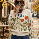 Andrea™ | Cardigan with Wildflower Pattern