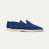 Classic Suede Loafer Berry Blue