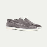 Classic Suede Loafer Grey