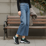 Ambulo Comfort Shoes Knitted Fabric - Green Black