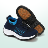 Ambulo Comfort Shoes Knitted Fabric - Blue Navy