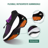 Ambulo Comfort Shoes Knitted Fabric - Purple Black