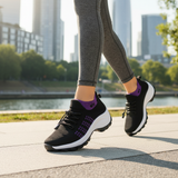 Ambulo Comfort Shoes Knitted Fabric - Purple Black